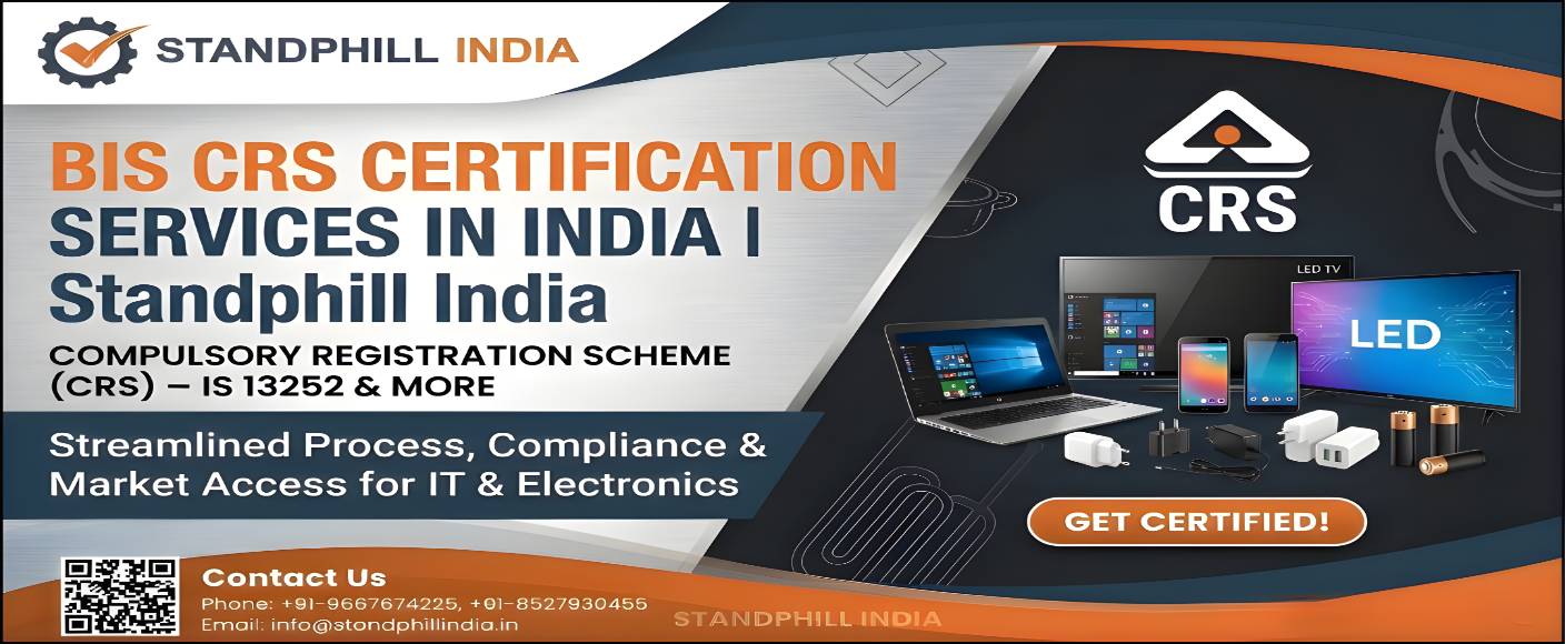 BIS CRS Certification Consultant - Standphill India