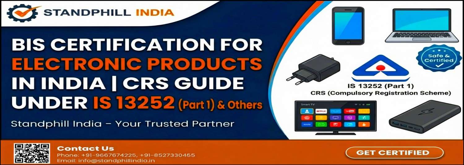 BIS Certification for Electronic Products - CRS Registration Guide
