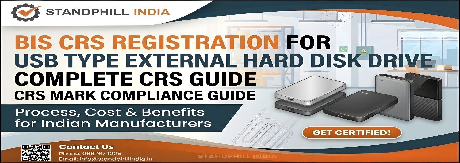 BIS Registration for USB External Hard Disk Drive - CRS Certification Guide