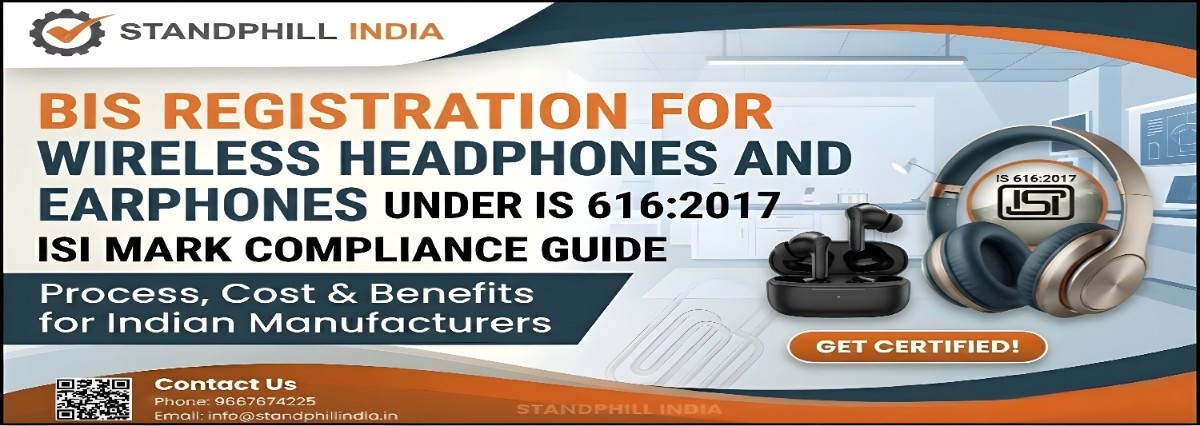 BIS Registration for Wireless Headphone & Earphone - IS 616:2017