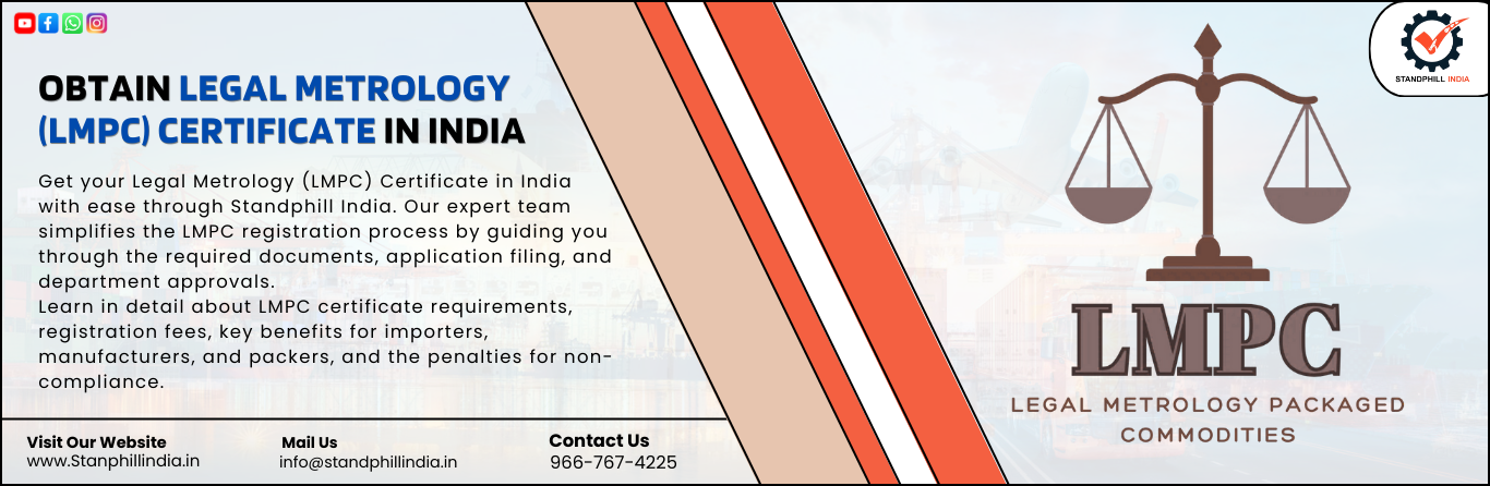 Legal Metrology (LMPC) Certificate Consultant in India