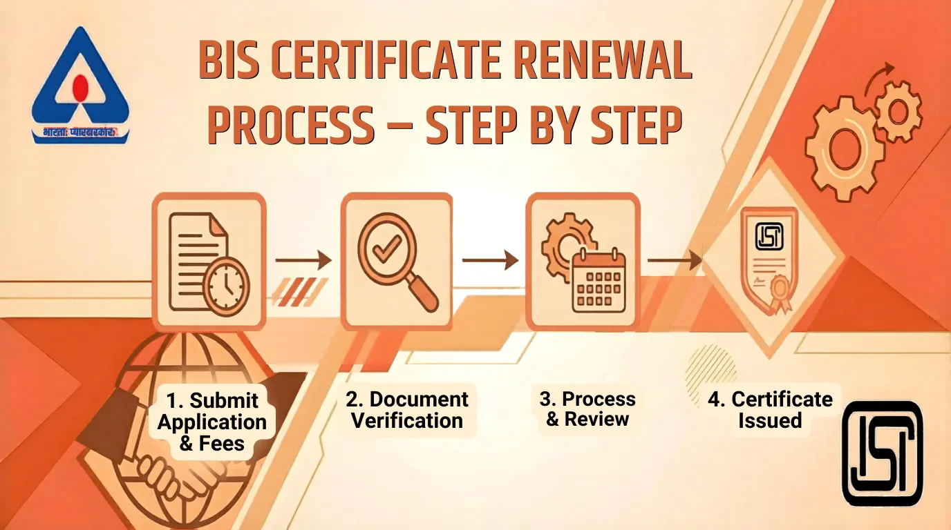 BIS Certificate Renewal Process Step by Step – Standphill India