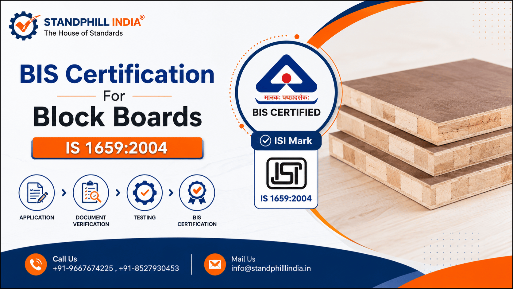 Get BIS Certification For Block Boards IS 1659:2004