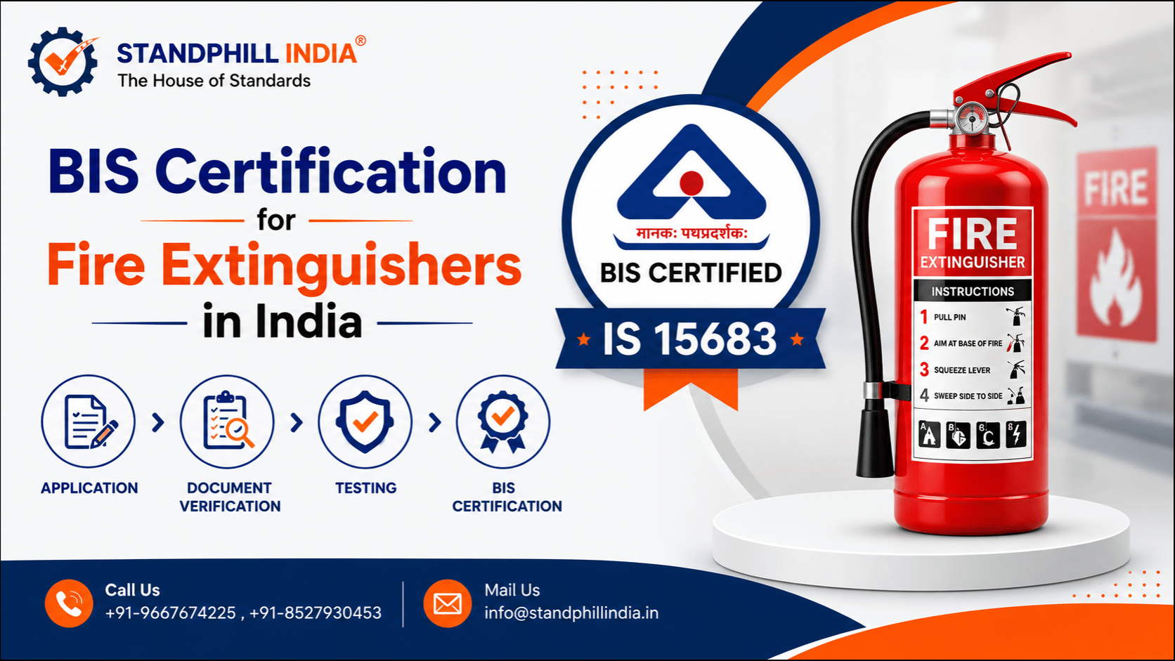 BIS Certification for Fire Extinguishers in India IS 15683